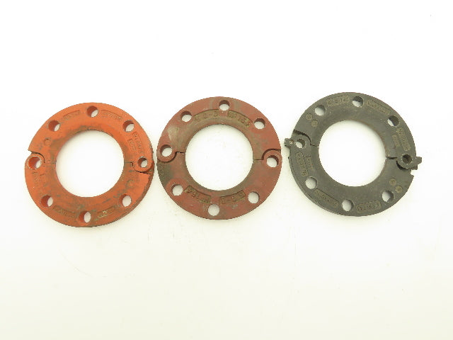 Victaulic 5"-741 Grooved Pipe Split Flange Adapter Ductile Iron 8-Bolt  Lot of 3