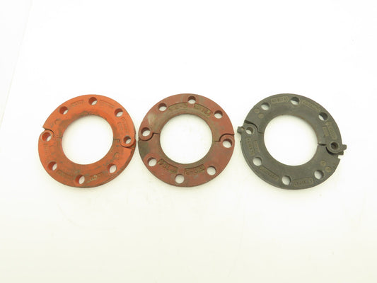Victaulic 5"-741 Grooved Pipe Split Flange Adapter Ductile Iron 8-Bolt  Lot of 3