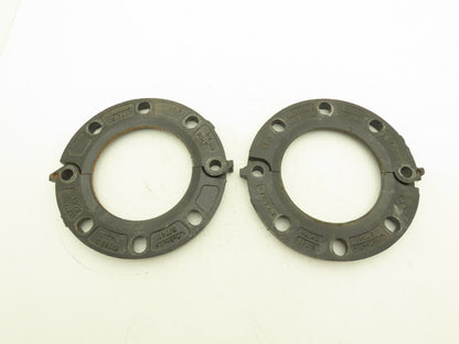 Victaulic 6"-741 Grooved Pipe Split Flange Adapter Ductile Iron 8-Bolt  Lot of 2