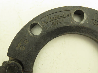 Victaulic 6"-741 Grooved Pipe Split Flange Adapter Ductile Iron 8-Bolt  Lot of 2