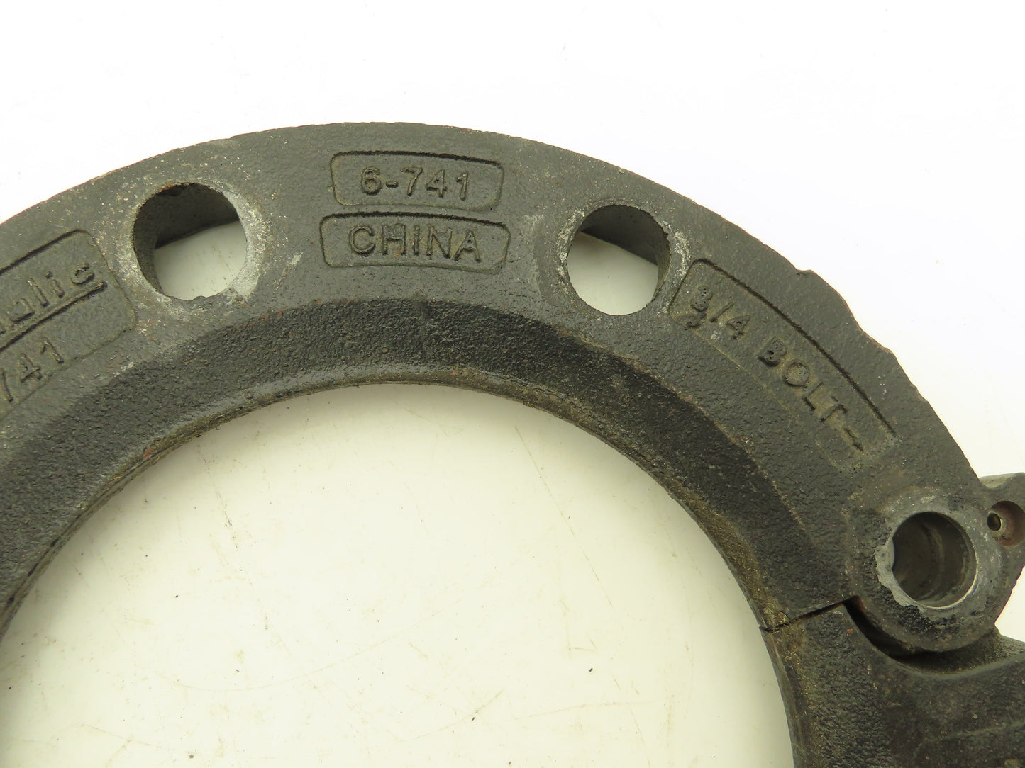 Victaulic 6"-741 Grooved Pipe Split Flange Adapter Ductile Iron 8-Bolt  Lot of 2