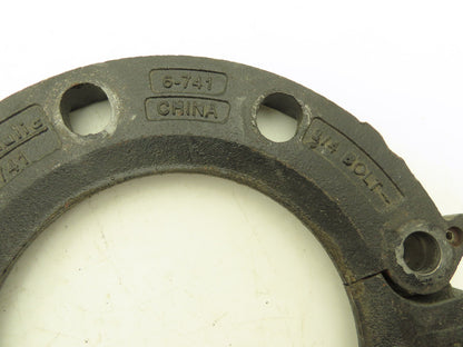 Victaulic 6"-741 Grooved Pipe Split Flange Adapter Ductile Iron 8-Bolt  Lot of 2