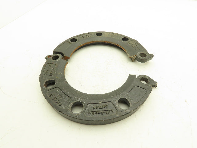 Victaulic 6"-741 Grooved Pipe Split Flange Adapter Ductile Iron 8-Bolt  Lot of 2