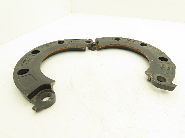 Victaulic 6"-741 Grooved Pipe Split Flange Adapter Ductile Iron 8-Bolt  Lot of 2