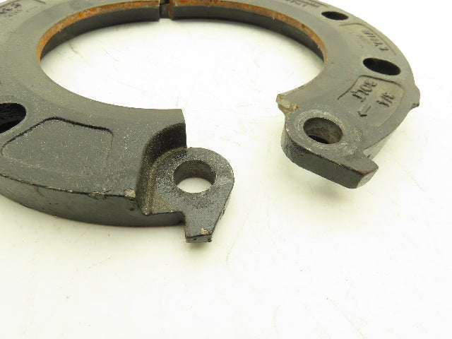 Victaulic 6"-741 Grooved Pipe Split Flange Adapter Ductile Iron 8-Bolt  Lot of 2