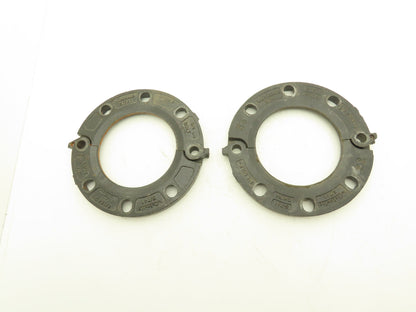 Victaulic 6"-741 Grooved Pipe Split Flange Adapter Ductile Iron 8-Bolt  Lot of 2