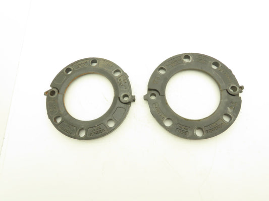 Victaulic 6"-741 Grooved Pipe Split Flange Adapter Ductile Iron 8-Bolt  Lot of 2
