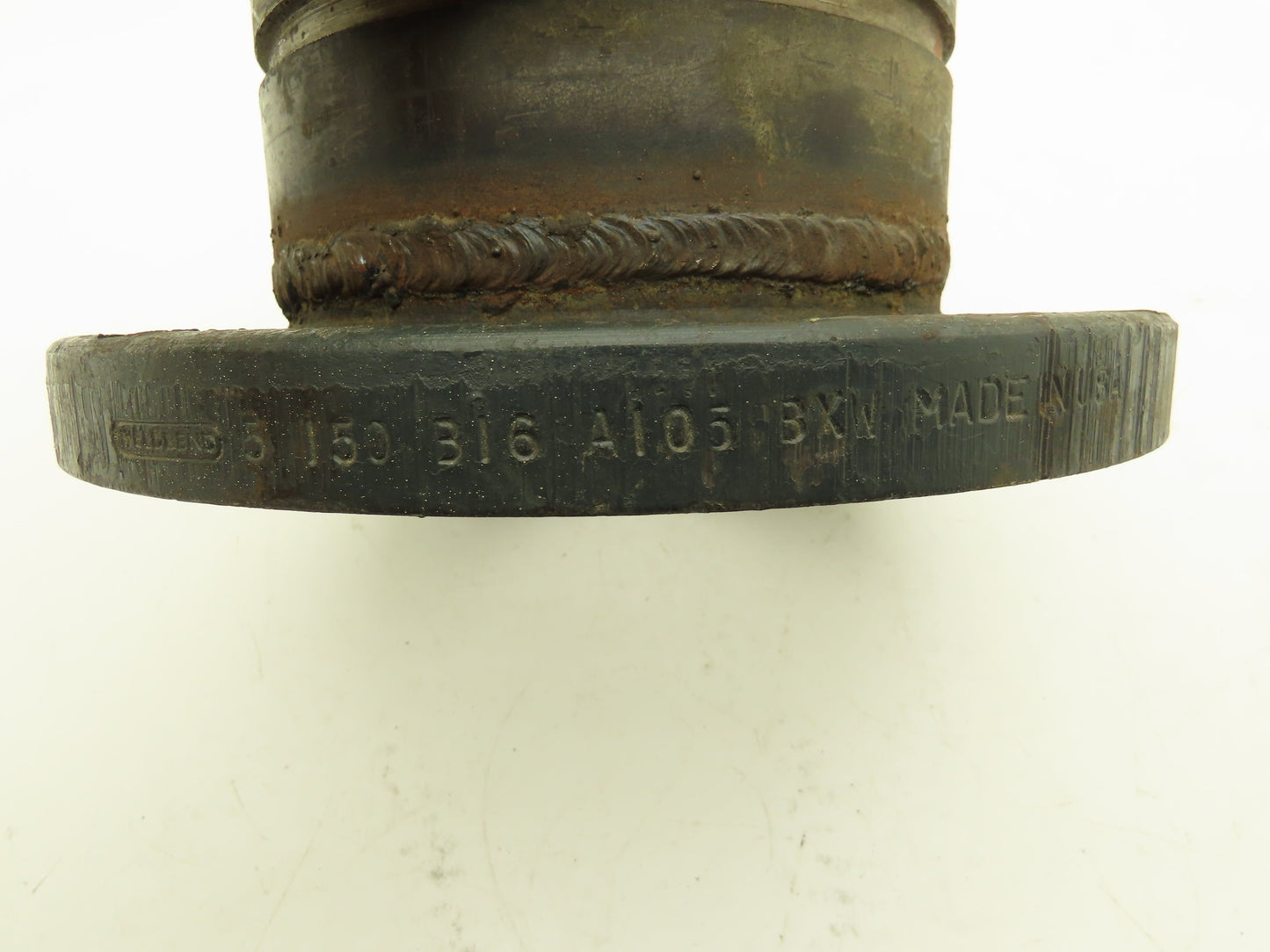 Victaulic 6" Grooved Pipe Nipple x 5" Flange Adapter Butt Weld #150