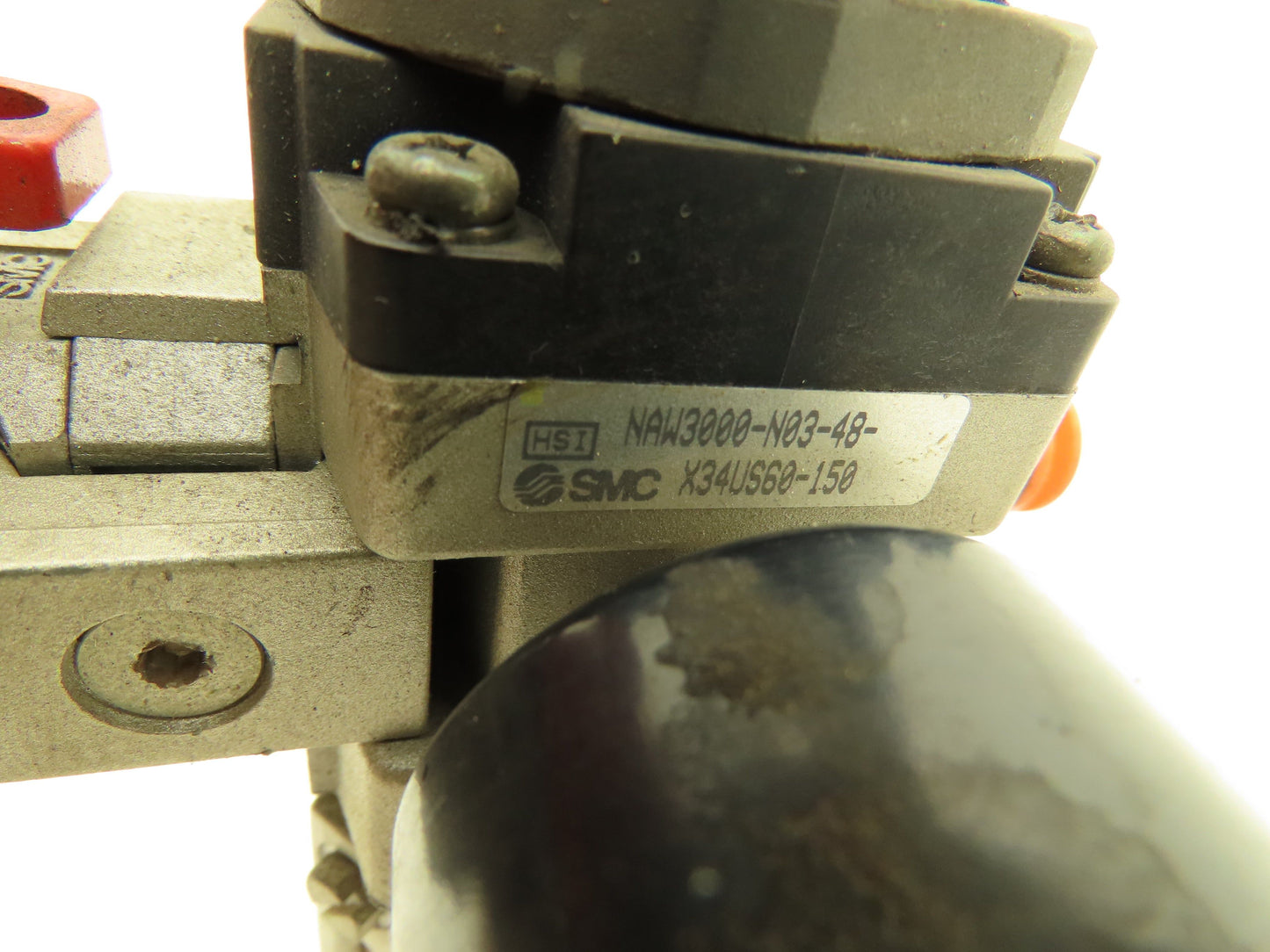 SMC Pneumatic Air Filter Regulator With Lock Out Valve 150 PSI Lot of 2