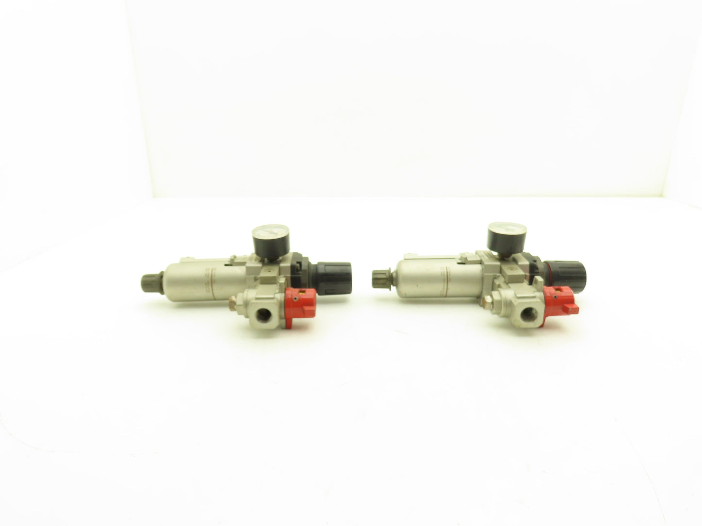 SMC Pneumatic Air Filter Regulator With Lock Out Valve 150 PSI Lot of 2