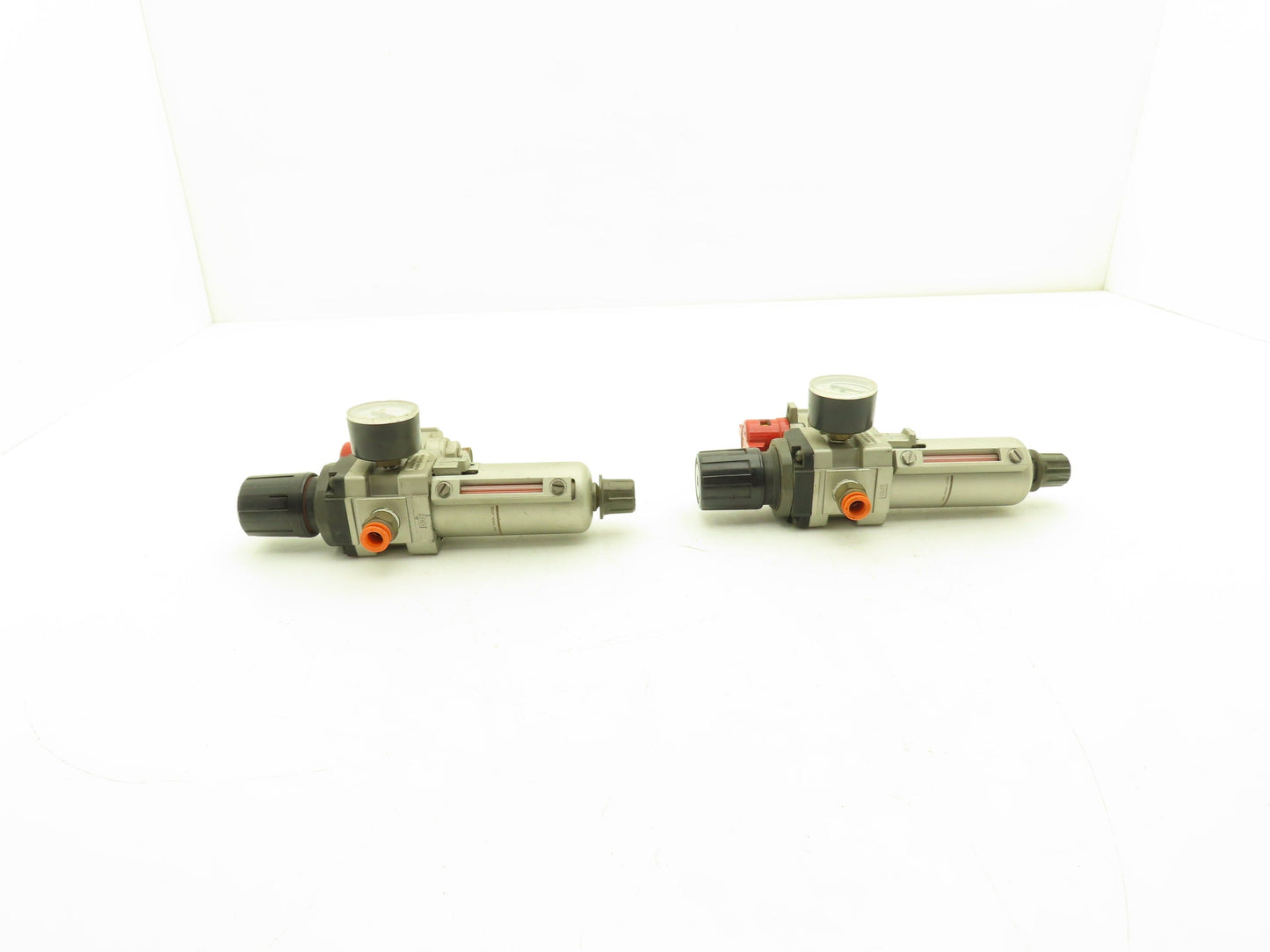 SMC Pneumatic Air Filter Regulator With Lock Out Valve 150 PSI Lot of 2