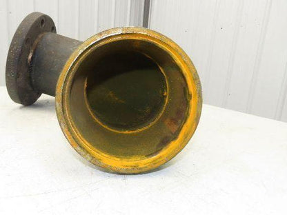 Victaulic 6" Grooved Pipe Nipple 90° Elbow x 5" Flange Adapter Butt Weld #150