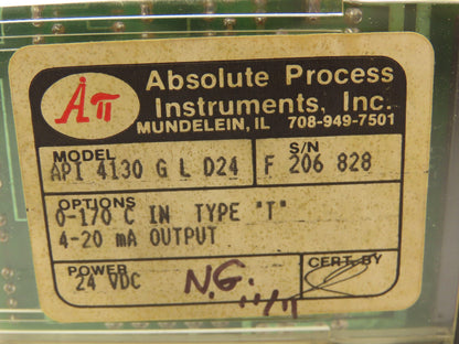 API 4130 G L D24 Thermocouple to DC Output Calibrating Relay