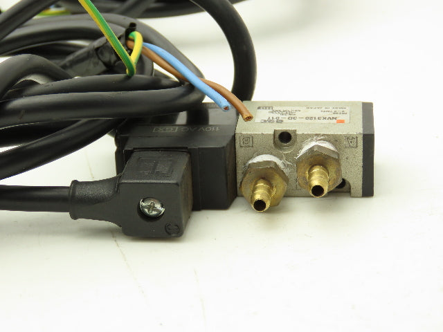 SMC NVK3120-3D-01T 4-Way Single Solenoid Piloted Valve 24V 1/4" NPTF 	Lot of 11