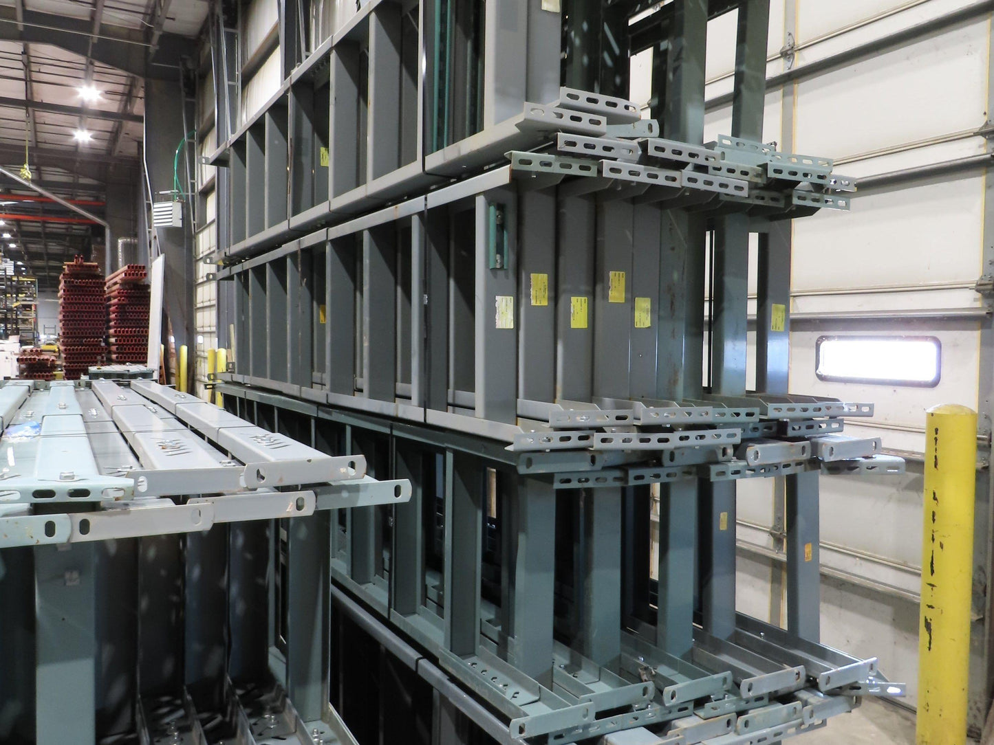 Hytrol 24"W Conveyor Leg Floor Support Heavy Duty 133-5/8"-145-5/8"H  Lot of 10