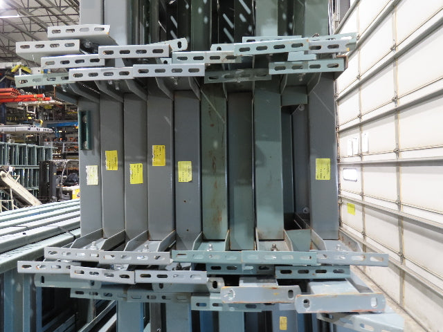 Hytrol 24"W Conveyor Leg Floor Support Heavy Duty 133-5/8"-145-5/8"H  Lot of 10