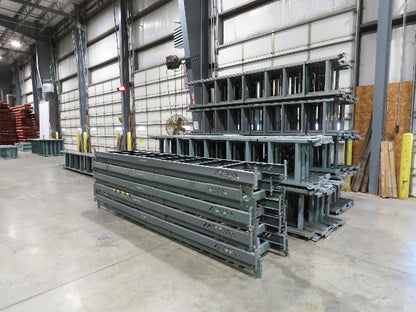 Hytrol 24"W Conveyor Leg Floor Support Heavy Duty 133-5/8"-145-5/8"H  Lot of 10