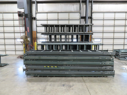 Hytrol 24"W Conveyor Leg Floor Support Heavy Duty 133-5/8"-145-5/8"H  Lot of 10