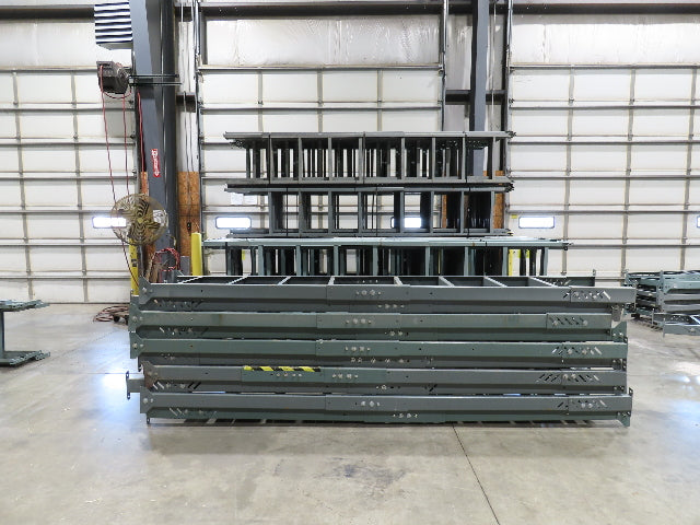 Hytrol 24"W Conveyor Leg Floor Support Heavy Duty 133-5/8"-145-5/8"H  Lot of 10