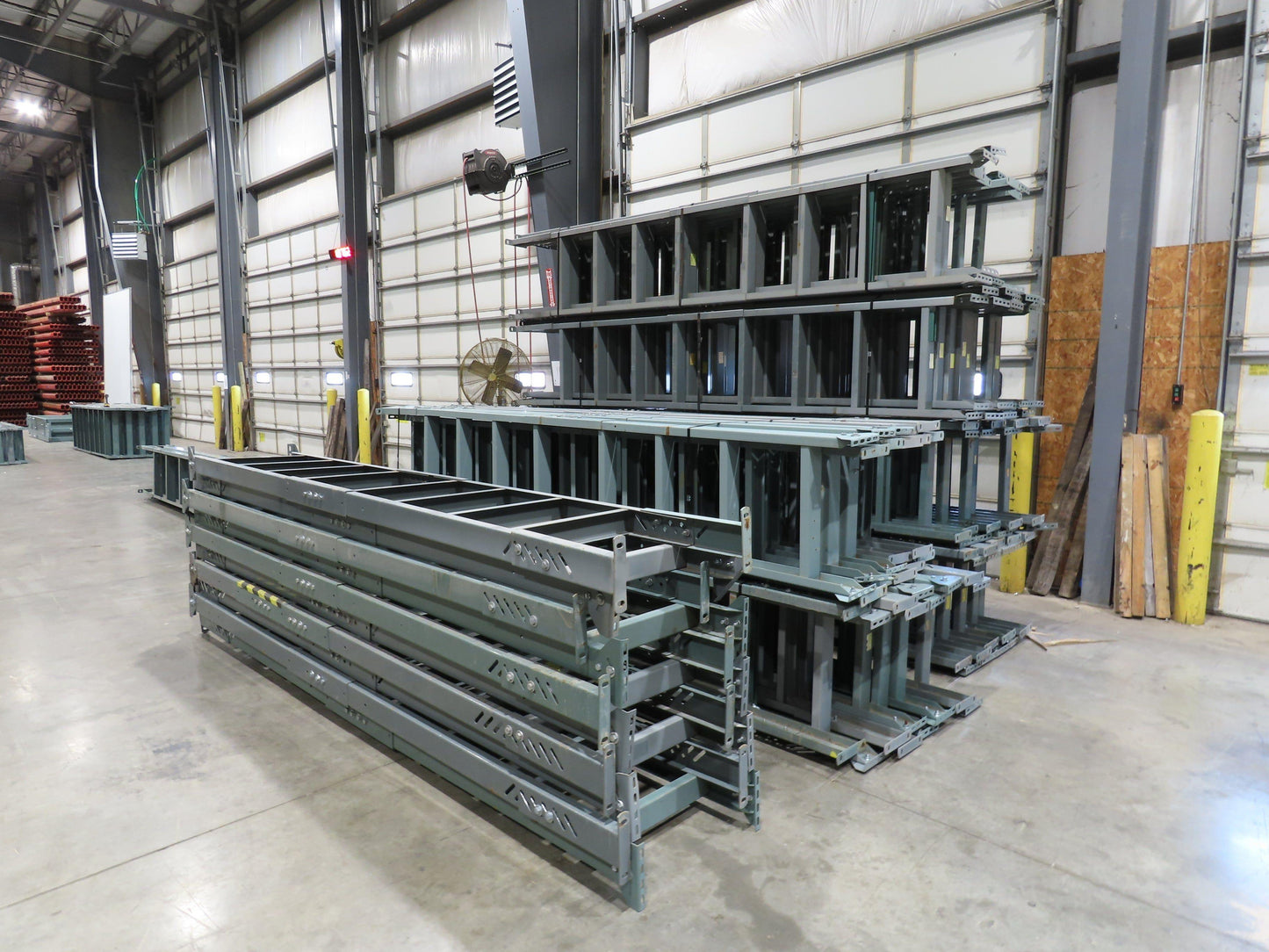 Hytrol 24"W Conveyor Leg Floor Support Heavy Duty 133-5/8"-145-5/8"H  Lot of 10