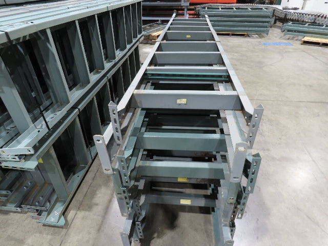 Hytrol 24"W Conveyor Leg Floor Support Heavy Duty 133-5/8"-145-5/8"H  Lot of 10