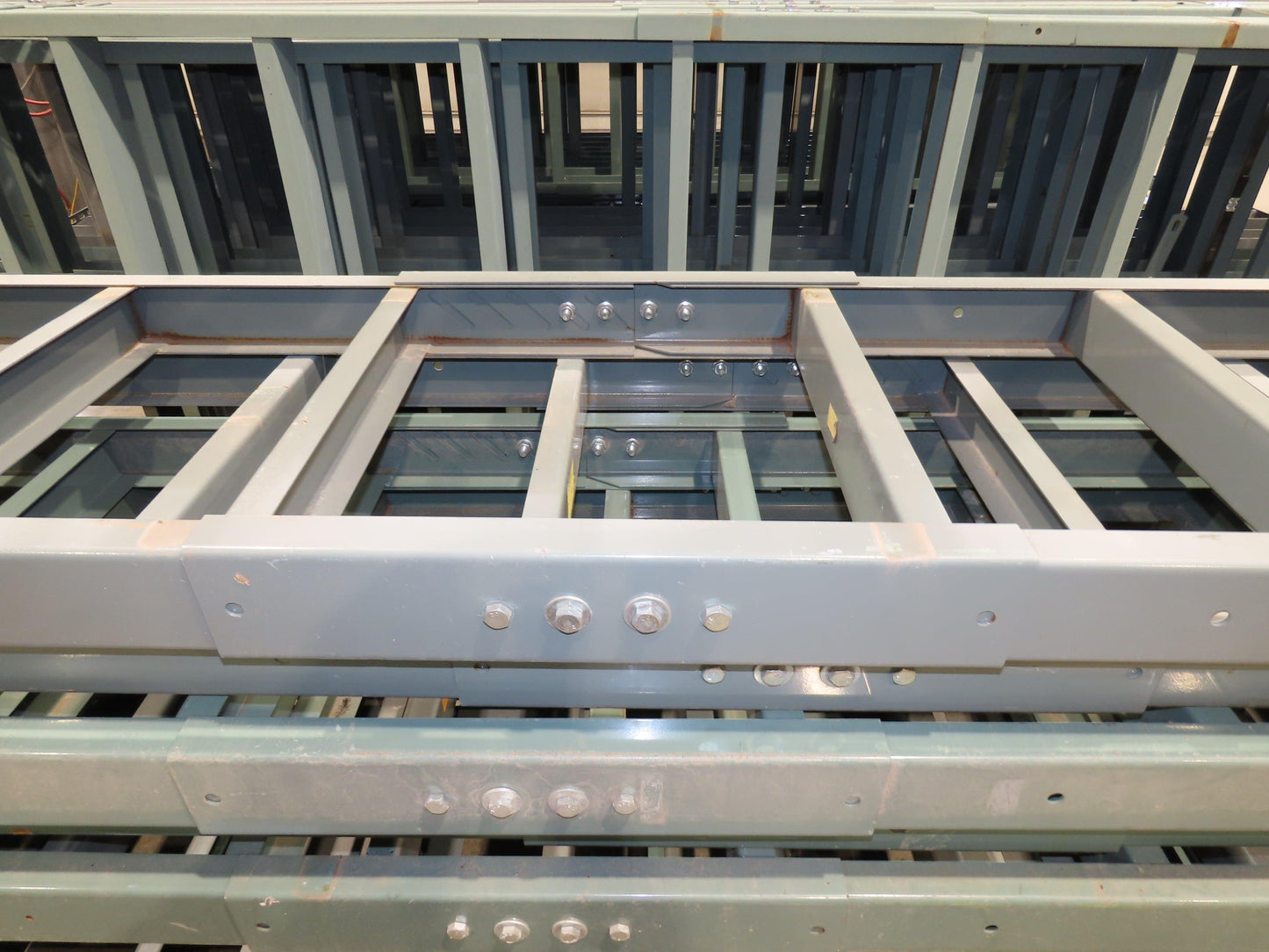 Hytrol 24"W Conveyor Leg Floor Support Heavy Duty 133-5/8"-145-5/8"H  Lot of 10