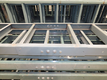 Hytrol 24"W Conveyor Leg Floor Support Heavy Duty 133-5/8"-145-5/8"H  Lot of 10