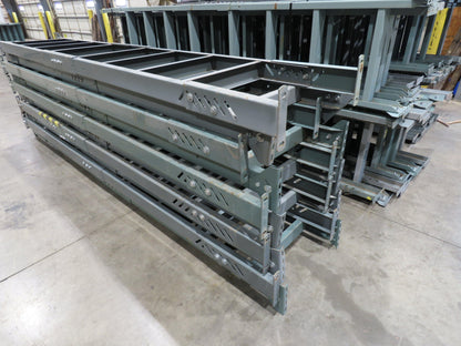 Hytrol 24"W Conveyor Leg Floor Support Heavy Duty 133-5/8"-145-5/8"H  Lot of 10