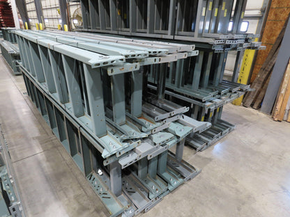 Hytrol 24"W Conveyor Leg Floor Support Heavy Duty 133-5/8"-145-5/8"H  Lot of 10