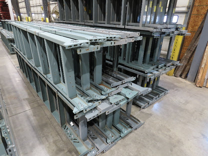 Hytrol 24"W Conveyor Leg Floor Support Heavy Duty 133-5/8"-145-5/8"H  Lot of 10