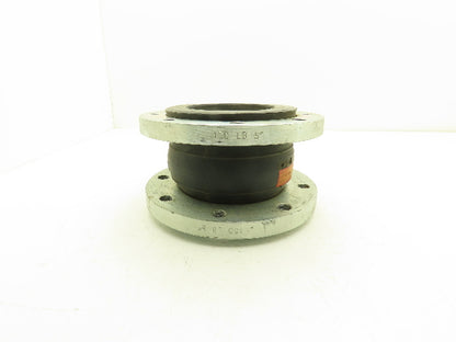 Rubber Expansion Joint 5" Steel Flange #150 8-Bolt Threaded