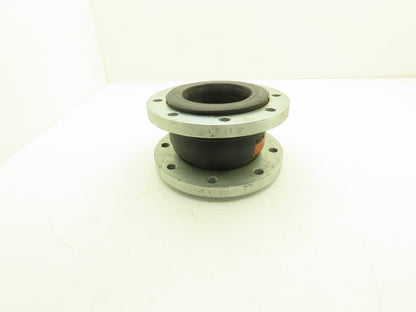 Rubber Expansion Joint 5" Steel Flange #150 8-Bolt Threaded