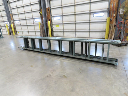 Hytrol 24"W Conveyor Leg Floor Support Heavy Duty 164"-174""H  Lot of 4