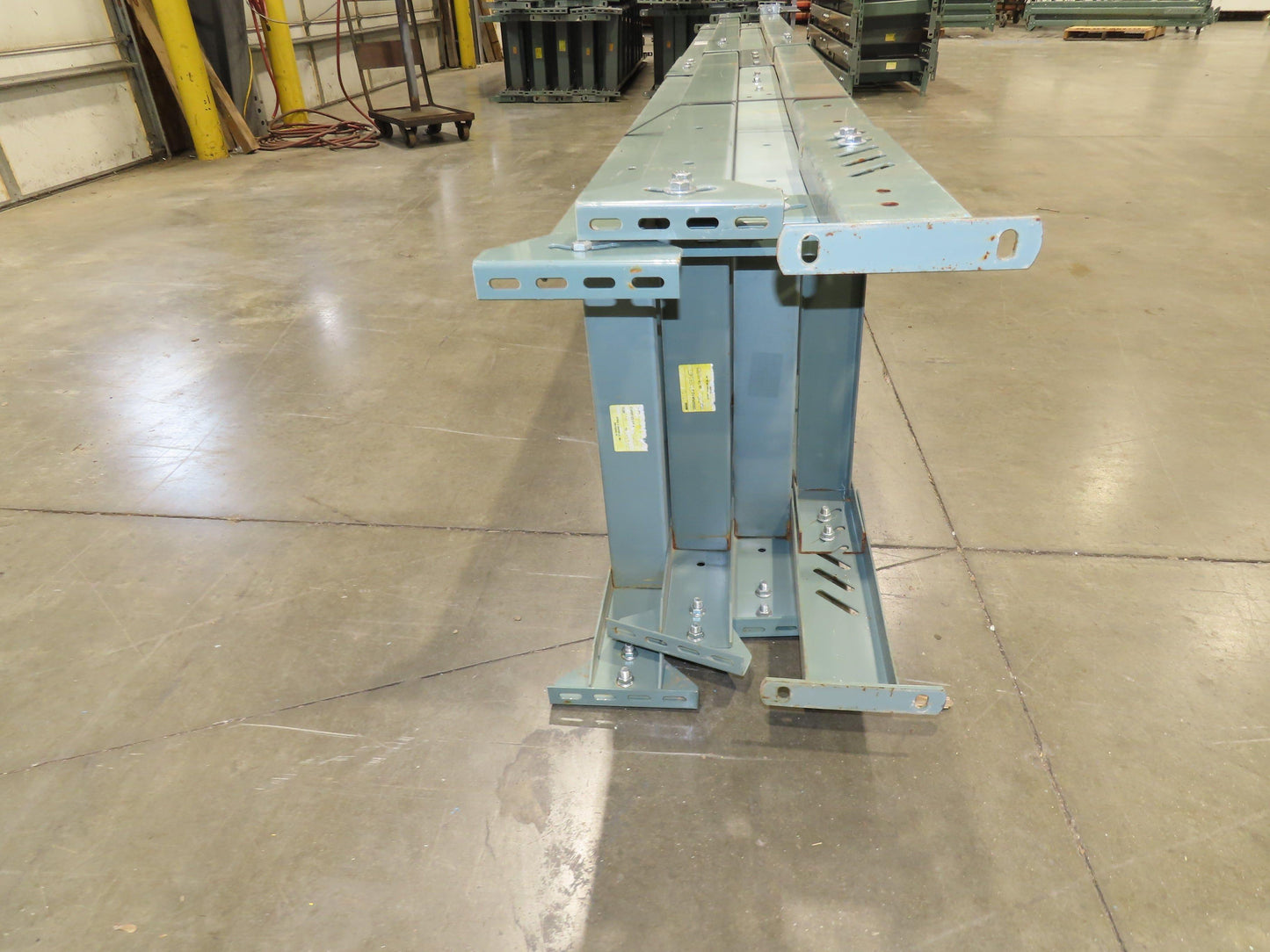 Hytrol 24"W Conveyor Leg Floor Support Heavy Duty 164"-174""H  Lot of 4