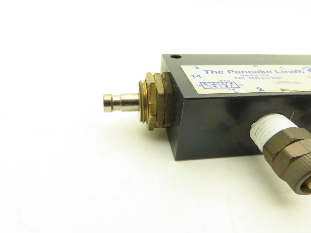 Fabco 14PMD-4 Pneumatic Air 4-Way Manual Control Valve