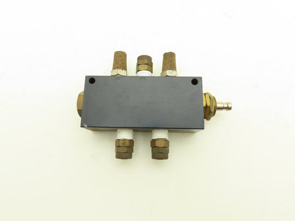 Fabco 14PMD-4 Pneumatic Air 4-Way Manual Control Valve