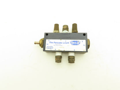 Fabco 14PMD-4 Pneumatic Air 4-Way Manual Control Valve