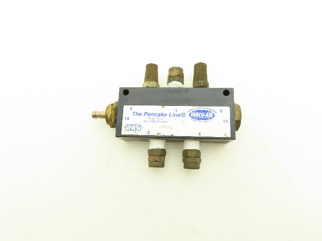 Fabco 14PMD-4 Pneumatic Air 4-Way Manual Control Valve