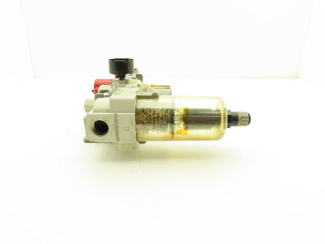 SMC Pneumatic Air Filter Regulator Lockout Valve Pressure Switch Combo