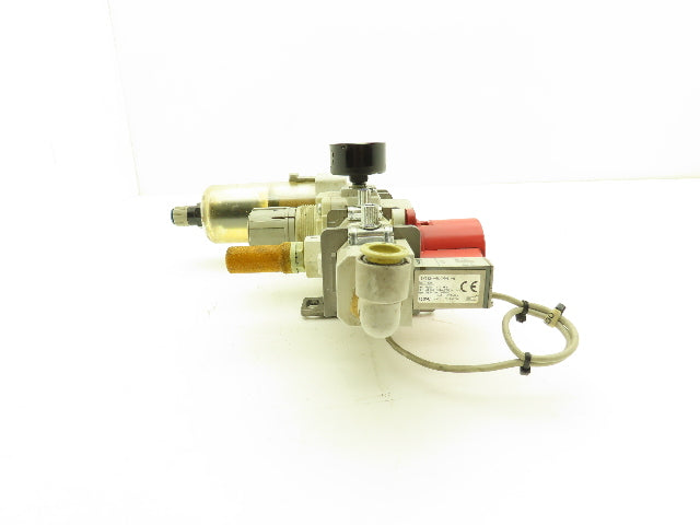 SMC Pneumatic Air Filter Regulator Lockout Valve Pressure Switch Combo