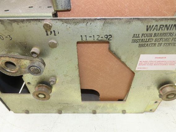 Square D DS 206 Air AC Circuit Breaker 600VAC 400A 3 Pole Amptector I-A