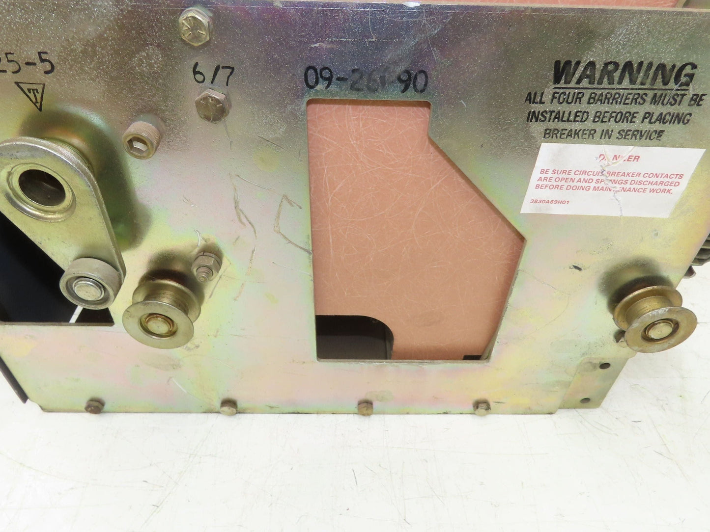 Westinghouse DS 206 Air AC Circuit Breaker 600VAC 600A 3 Pole Amptector I-A