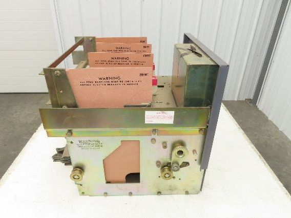 Westinghouse DS 206 Air AC Circuit Breaker 600VAC 600A 3 Pole Amptector I-A