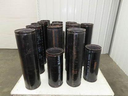 Victaulic 6"x 24" Grooved End Black Pipe Sch 10 Steel  Lot of 53' Length 16pcs