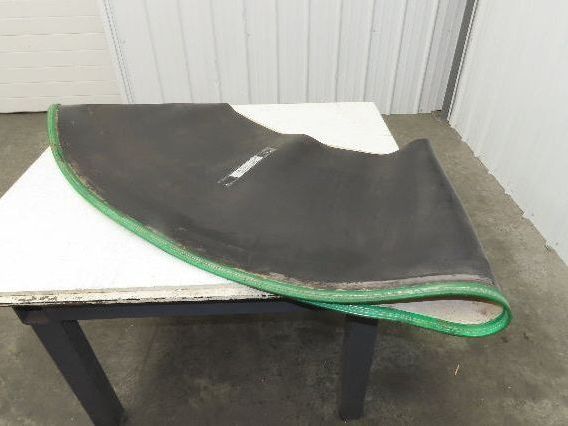 Transnorm TS1500/100 24" x 90° Curve Conveyor Belt 600mm W x 900mm IR Smooth Top