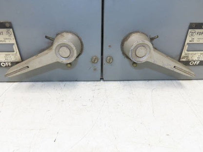 Westinghouse FDPT3633 Safety Switch Twin Fusible 600VAC 3 Pole 100 Amp Series A