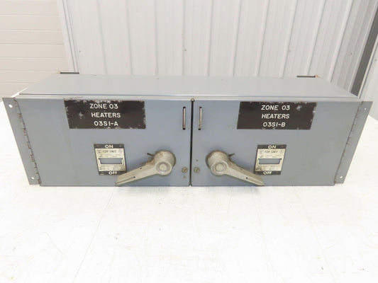 Westinghouse FDPT3633 Safety Switch Twin Fusible 600VAC 3 Pole 100 Amp Series A