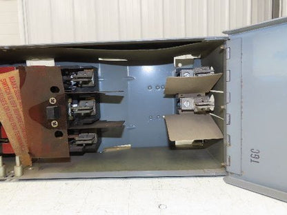 Westinghouse FDPT3633 Safety Switch Twin Fusible 600VAC 3 Pole 100 Amp Series A