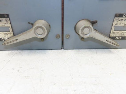 Westinghouse FDPT3633 Safety Switch Twin Fusible 600VAC 3 Pole 100 Amp Series A