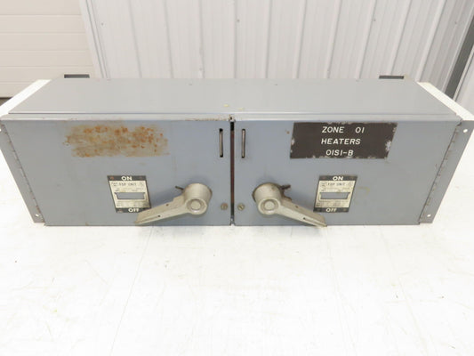 Westinghouse FDPT3633 Safety Switch Twin Fusible 600VAC 3 Pole 100 Amp Series A